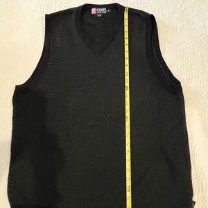 Chaps Ralph Lauren Navy/Green Sweater Vest, Size M
